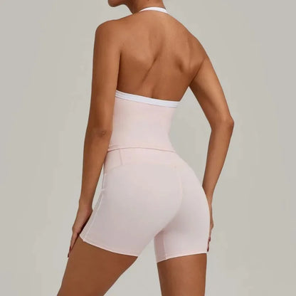 Cralom High-Waisted Booty-Lifting Yoga Set: Gym Outfit