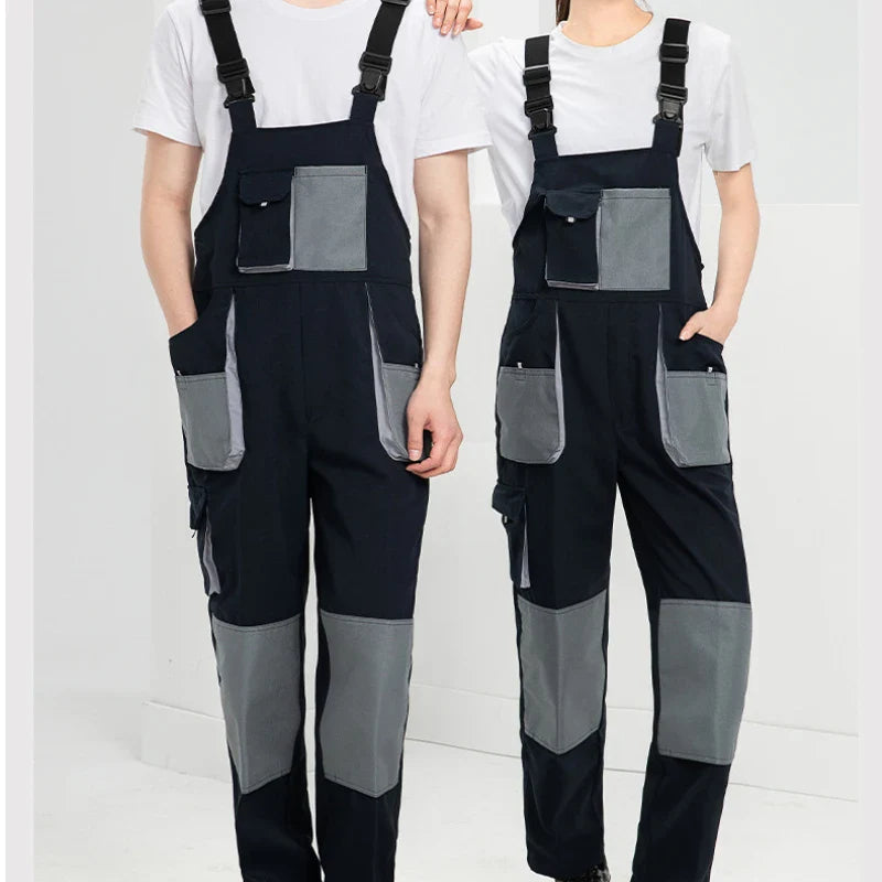 Cralom Heavy-Duty Jumpsuit with Durable Pockets for Maintenance & Safety
