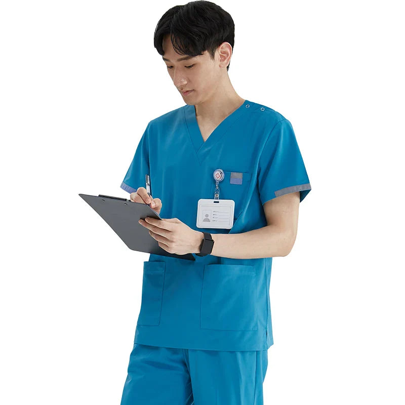 Cralom Unisex Medical Surgical Scrubs Set for Veterinary Workwear