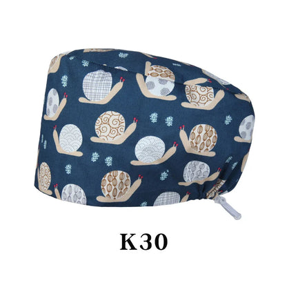 Cralom Shiba Inu Surgeon Scrub Cap - Unisex Surgical Hat in Cute Design