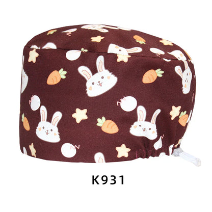 Cralom Cotton Medical Skullcap for Surgical Scrub and Nursing