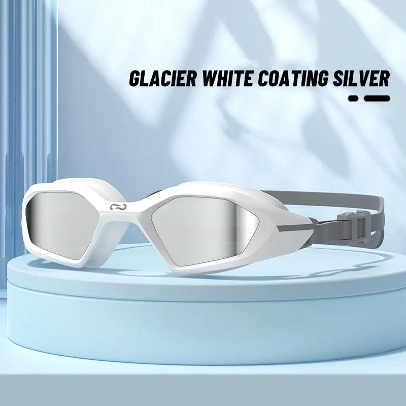 Cralom Anti-Fog UV Protection Swimming Goggles Waterproof Diving Glasses