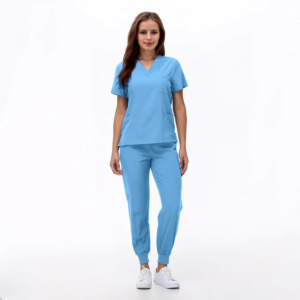 Cralom Women's Nurse Scrubs Set - Comfortable Medical Uniforms