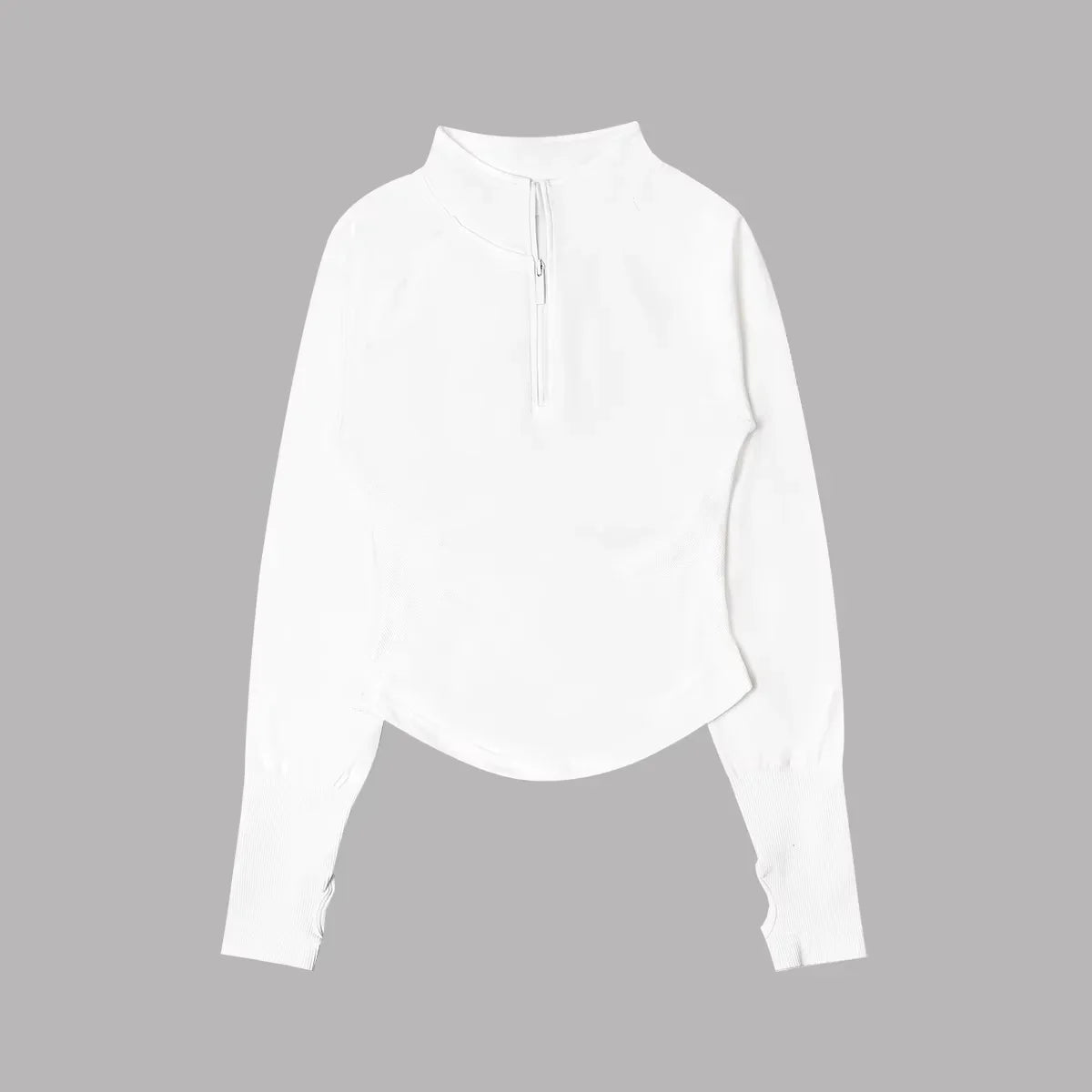 Cralom Seamless Half Zip Gym Top - Women's Yoga Fitness Jacket
