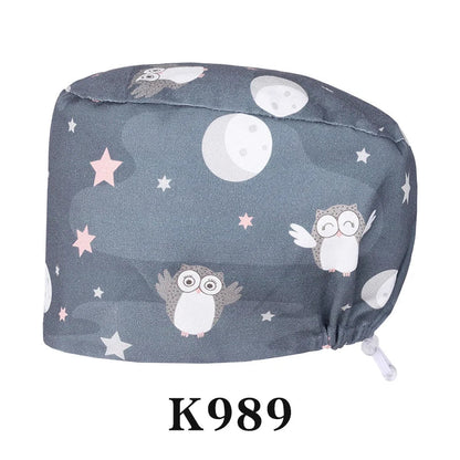 Cralom Cotton Scrub Cap - Unisex Surgical Hat for Healthcare Pros