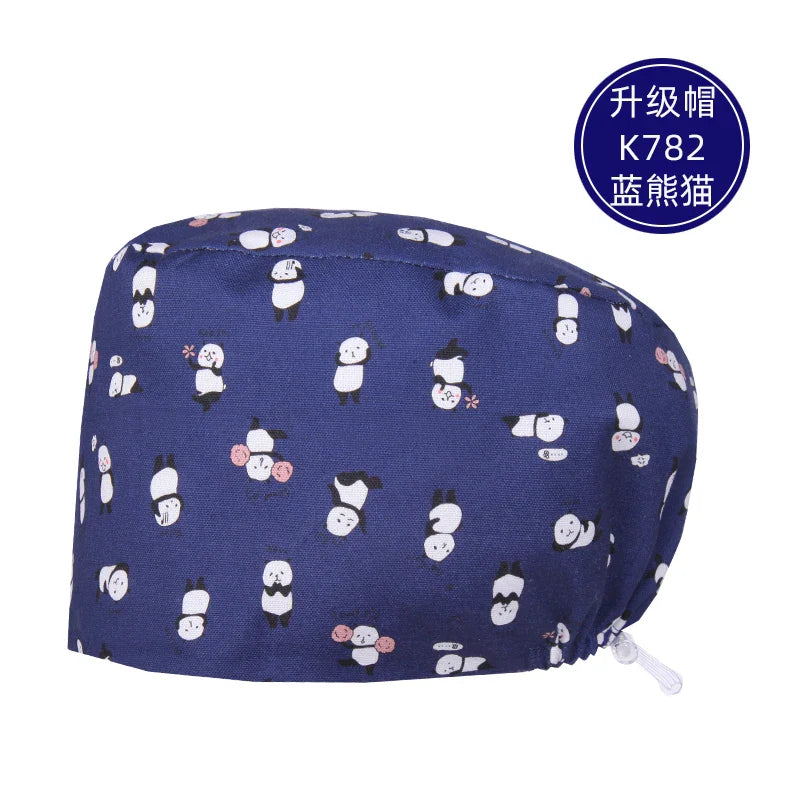 Cralom Cotton Scrub Cap - Unisex Surgical Hat for Healthcare Pros