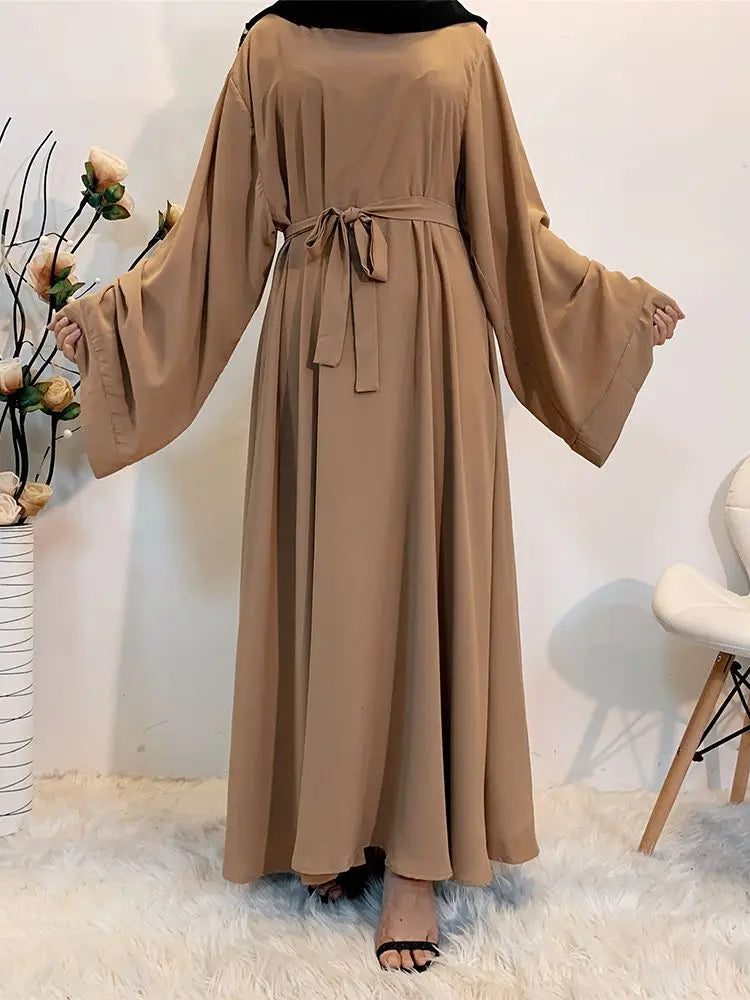 Helynys Luxury Abaya Maxi Dress Kaftan for Modest Muslim Women