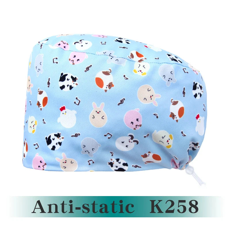 Cralom Silky Surgeon Cap Soft Scrub Hat for Medical Professionals