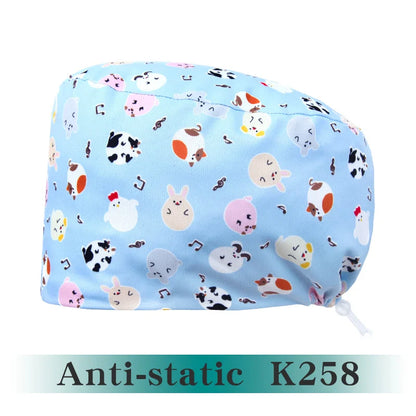 Cralom Silky Surgeon Cap Soft Scrub Hat for Medical Professionals