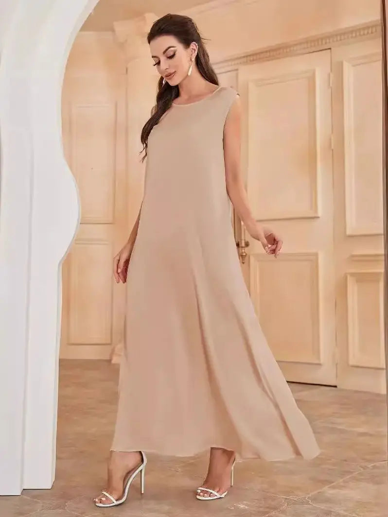Ramadan Eid Turkish Abaya by Cralom - Modest Muslim Dress for Women