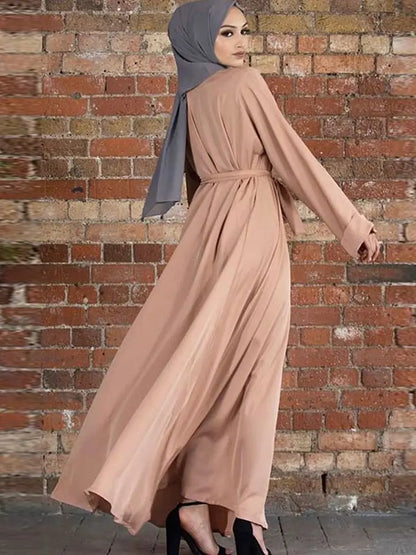 Helynys Luxury Abaya Maxi Dress Kaftan for Modest Muslim Women