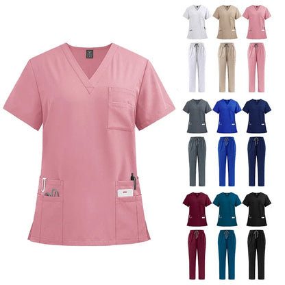 Cralom Quick Dry Nursing Uniforms Set for Professionals