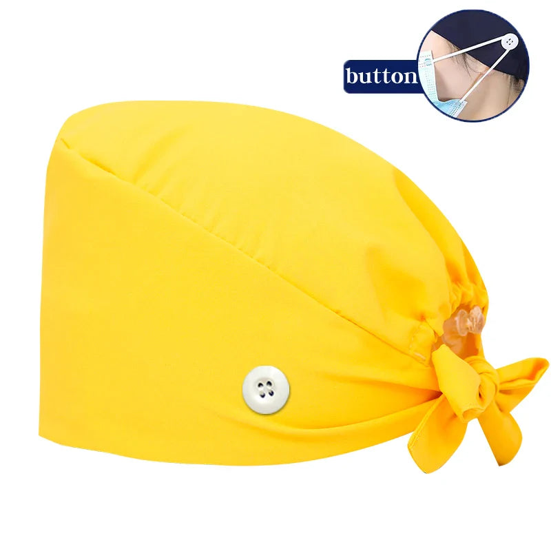 Cralom Summer Medical Caps for Beauty Salon, Spa & Clinic - Soft Surgical Hats