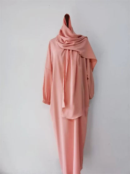 Cralom Modest Eid Niqab Abaya Kaftan Dress