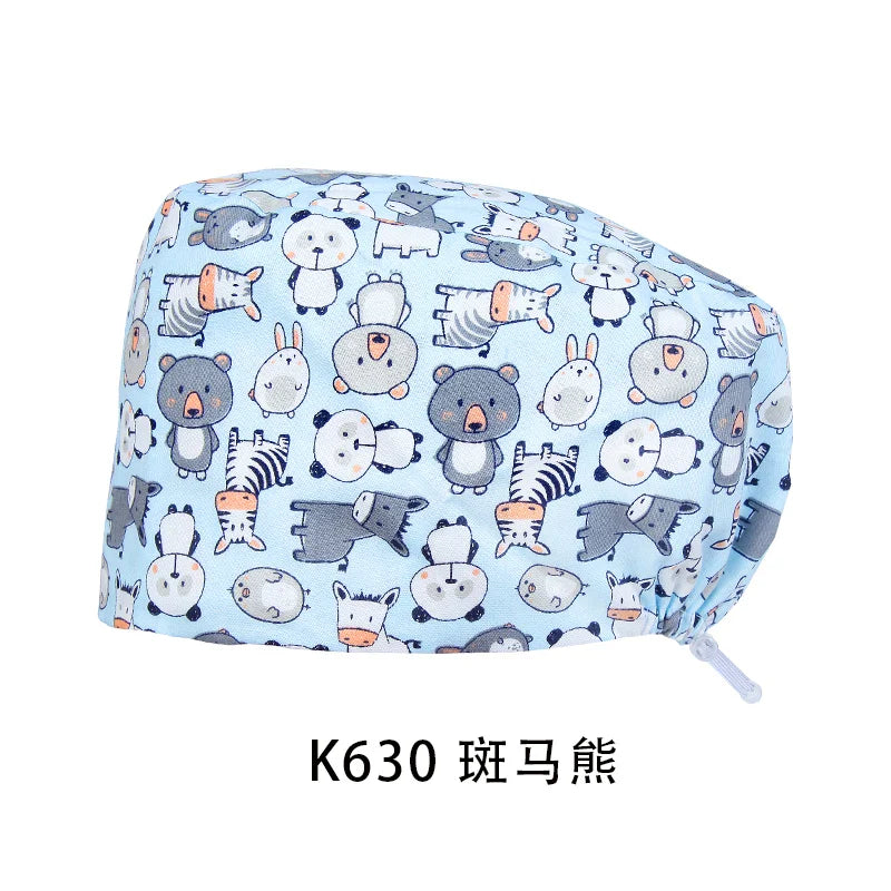 Cralom Unisex Cotton Scrub Cap: Premium Tieback Surgeon Hat