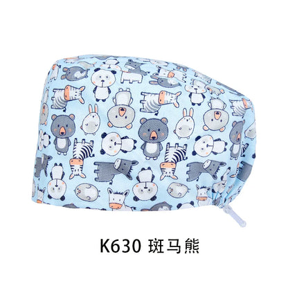 Cralom Unisex Cotton Scrub Cap: Premium Tieback Surgeon Hat