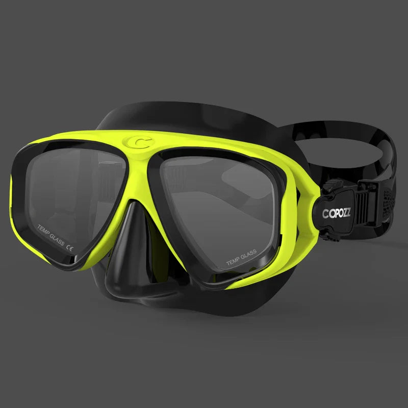 Cralom 2024 Diving Mask Set for Adults - Anti-Fog Goggles, Snorkel Tube