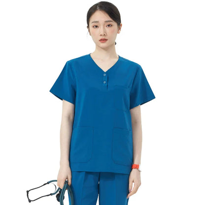 Cralom Dental Medical Scrubs Set for Women - Ideal for Hospital & Pediatric Work