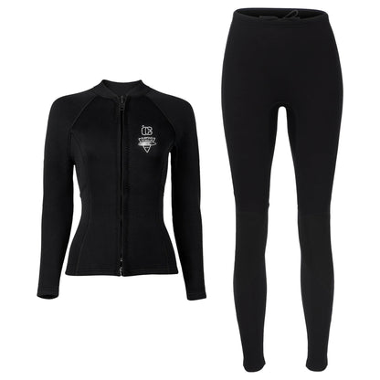 Cralom 3MM Neoprene Split Wetsuit Set for Diving and Surfing