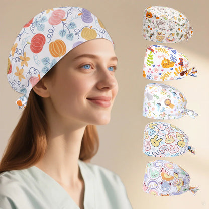 Cralom Women's Long Hair Dental Scrub Caps - Surgical & Lab Headwear