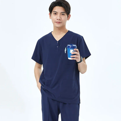 Cralom Dental Medical Scrubs Set for Women - Ideal for Hospital & Pediatric Work