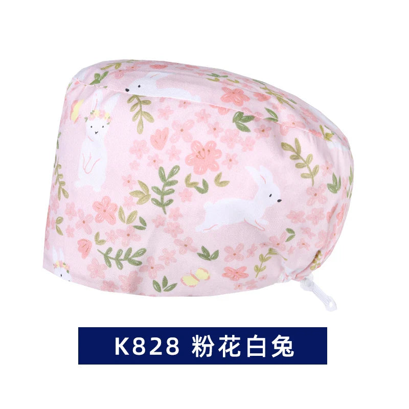 Cralom Cotton Scrub Caps - Unisex Nursing Surgical Medical Hat for Stylish Professionals