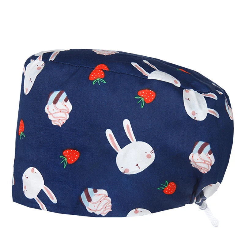 Cralom Unisex Cotton Scrub Cap: Premium Tieback Surgeon Hat