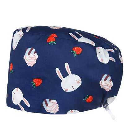 Cralom Unisex Cotton Scrub Cap: Premium Tieback Surgeon Hat