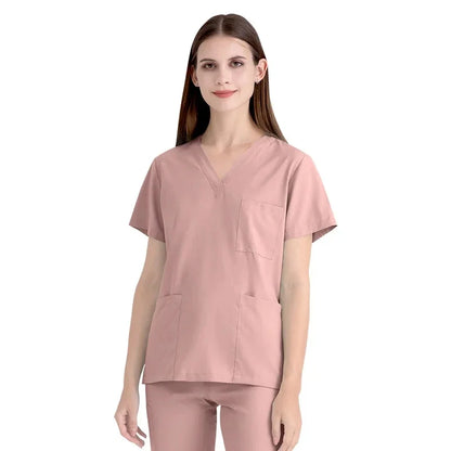 Cralom Short Sleeve Scrubs Sets for Women - Nursing Uniforms and Hospital Gowns