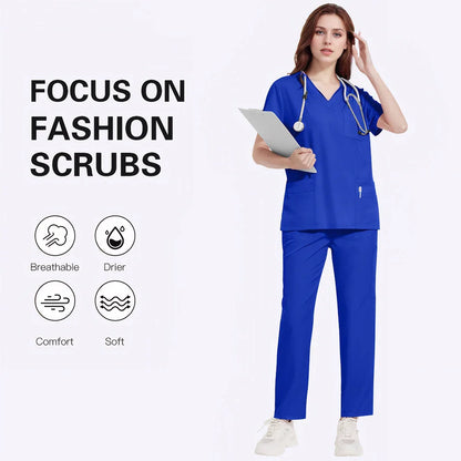 Cralom Medical Professionals Oversized Scrub Set