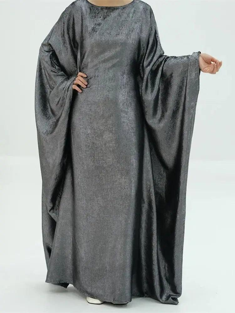 Cralom Luxury Satin Maxi Abaya for Women Muslim - Cralom Ramadan Eid Dubai Abayas