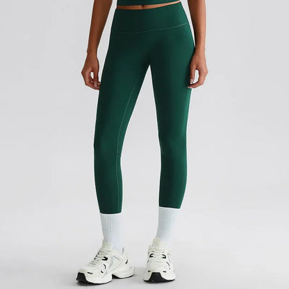 Cralom Seamless High Waist Yoga Pants for Running Outdoor Workout