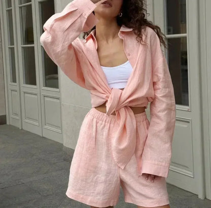 Cralom Spring 2025 Fashion Blouse & Pant Set