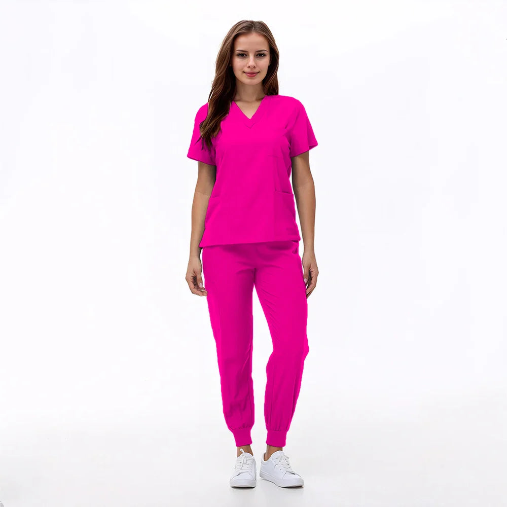 Cralom Women's Nurse Scrubs Set - Comfortable Medical Uniforms