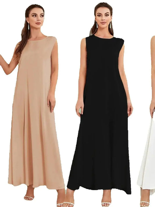 Ramadan Eid Turkish Abaya by Cralom - Modest Muslim Dress for Women