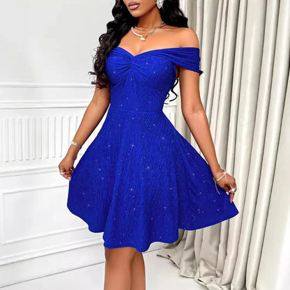 Cralom One-Piece Short-Sleeved Slim Dress - Summer 2025