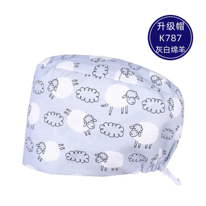 Cralom Cotton Scrub Cap - Unisex Surgical Hat for Healthcare Pros