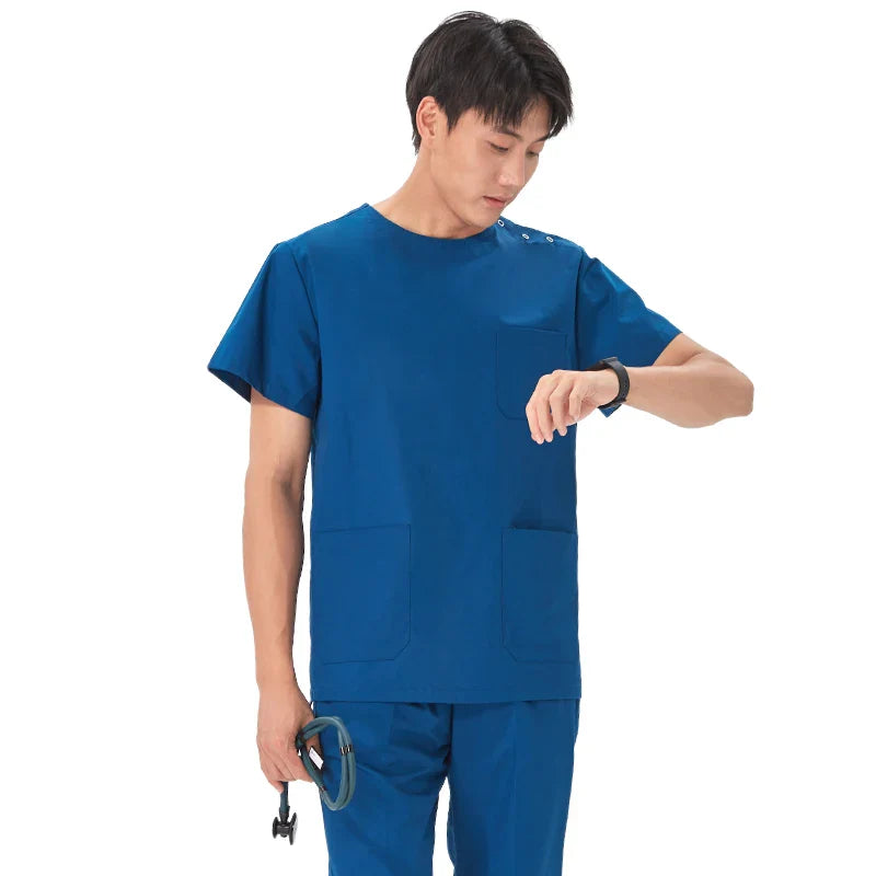 Cralom Medical Scrub Set for Hospital Nurses and Doctors Workwear