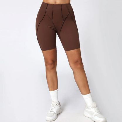 Cralom High Waist Yoga Shorts with Pockets for Women: Workout, Running, Gym, Cycling