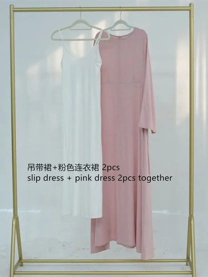 Cralom 2 Piece Abaya Set: Cralom Ramadan Dubai Style
