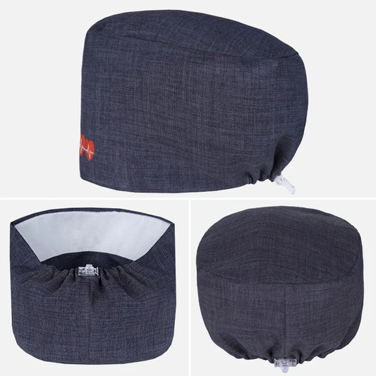 Cralom Dentist Scrub Caps | Soft Unisex Nursing Hats for Long Hair