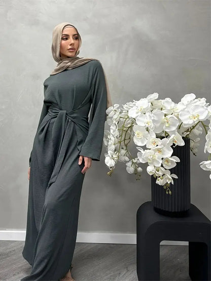 Cralom Ramadan Eid Modest Abayas - Elegant Kaftan Dresses for Muslim Women