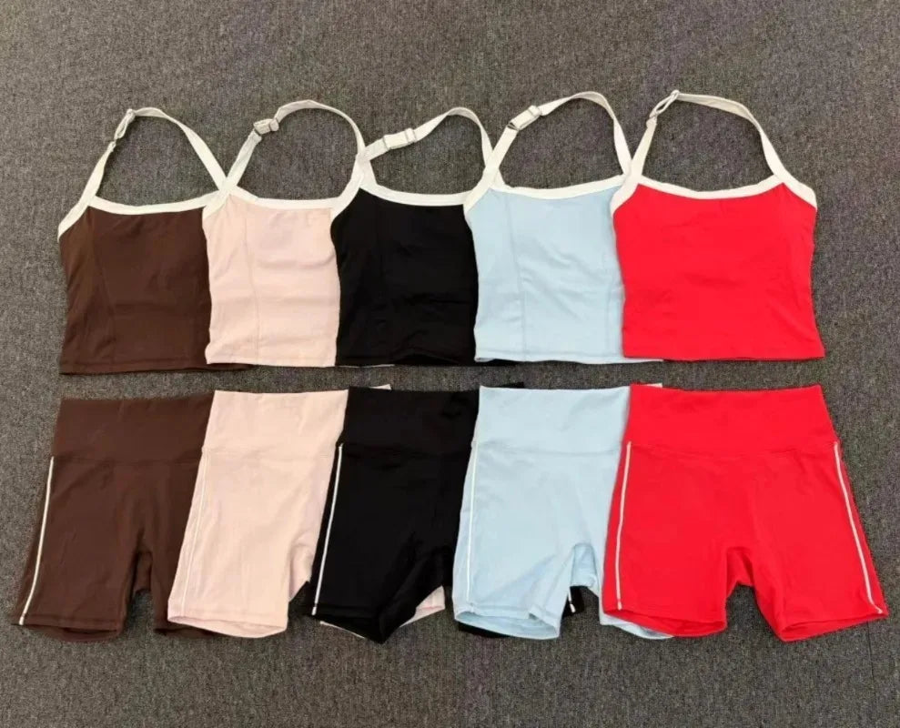 Cralom High-Waisted Booty-Lifting Yoga Set: Gym Outfit