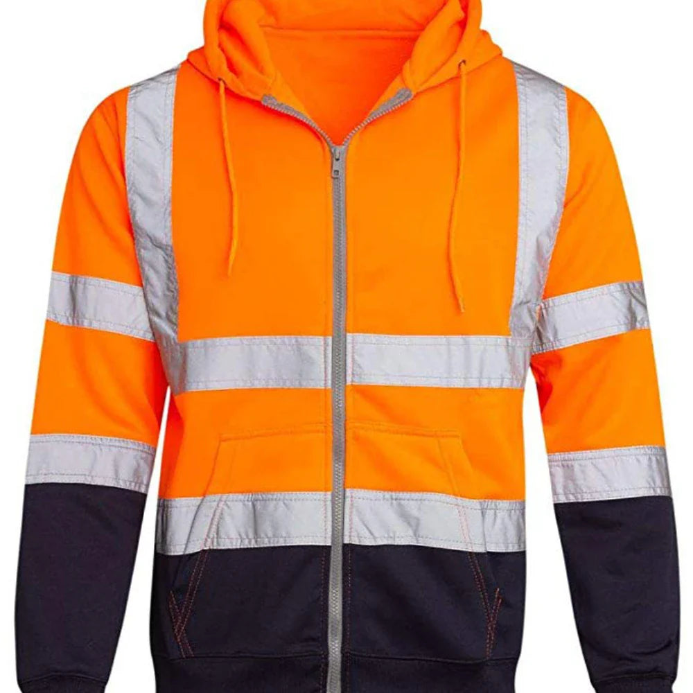 Cralom High Energy Reflective Hoodie Set: Durable Workwear with Breathable Design