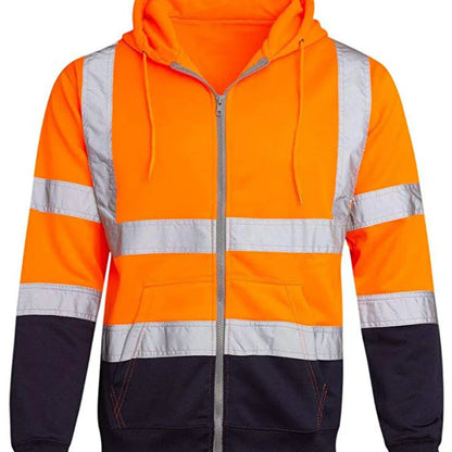 Cralom High Energy Reflective Hoodie Set: Durable Workwear with Breathable Design