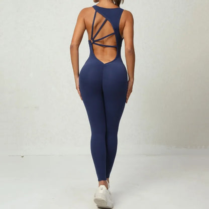 Cralom Seamless Butt Lifting Yoga Jumpsuit