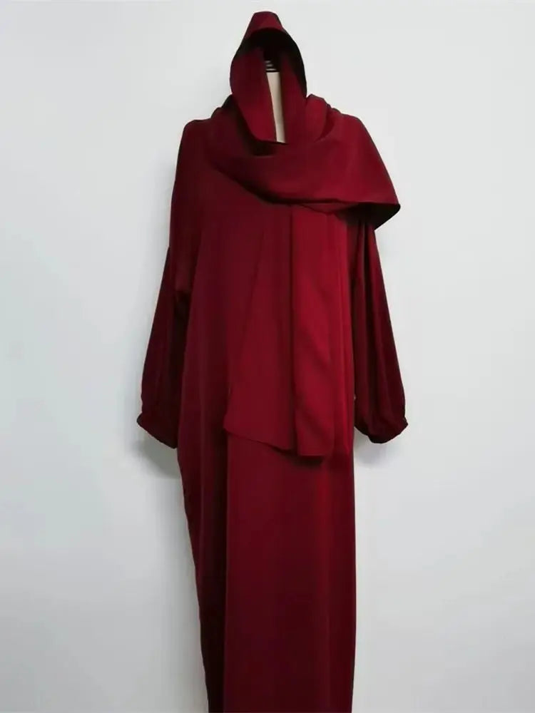 Cralom Modest Eid Niqab Abaya Kaftan Dress