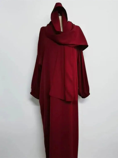 Cralom Modest Eid Niqab Abaya Kaftan Dress