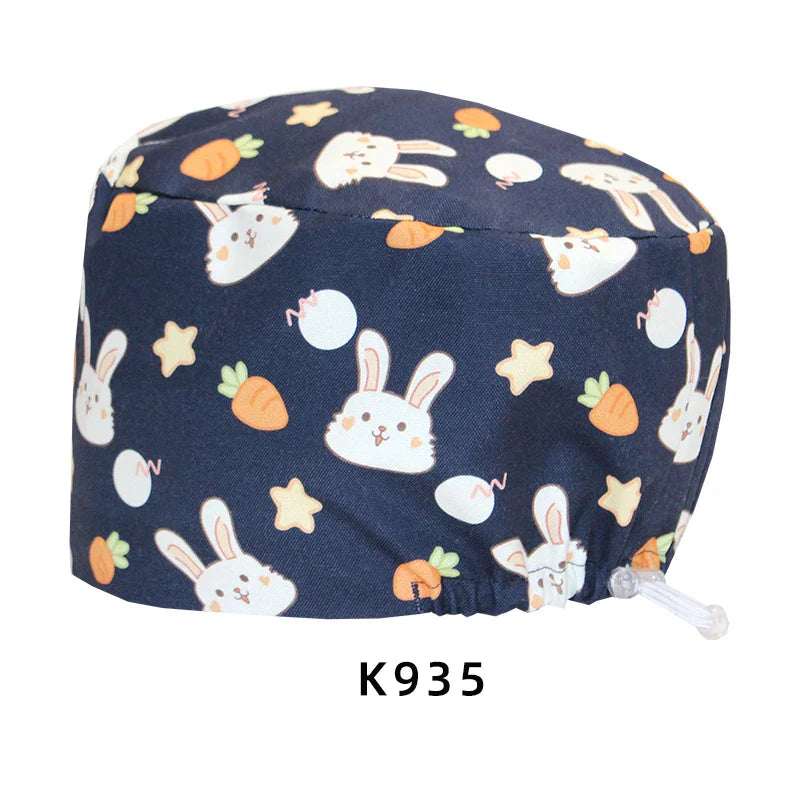 Cralom Cotton Medical Skullcap for Surgical Scrub and Nursing