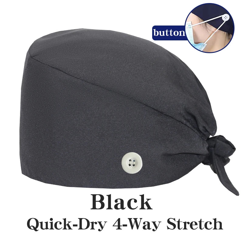 Cralom Summer Medical Caps for Beauty Salon, Spa & Clinic - Soft Surgical Hats